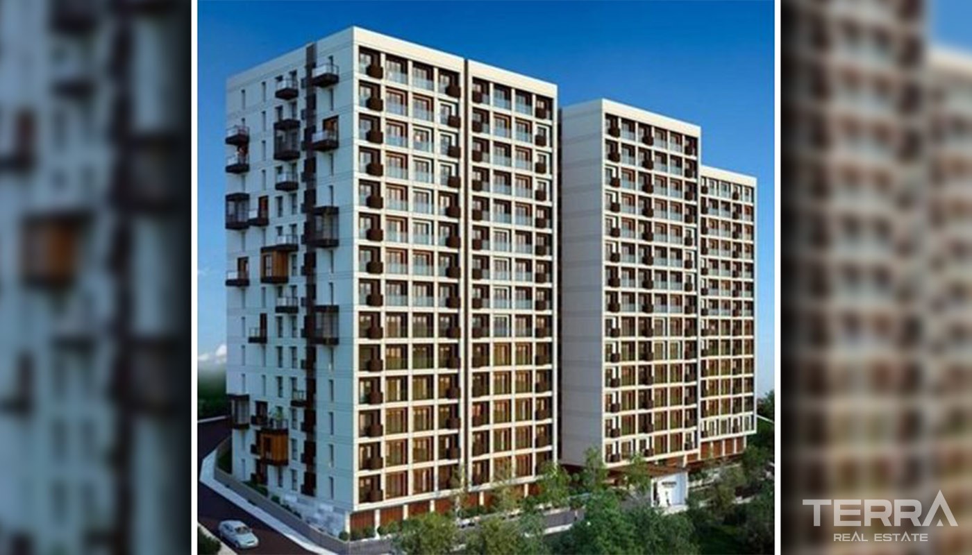 High-Quality Apartments Close to E-5 Highway in Istanbul Kağıthane - 22490