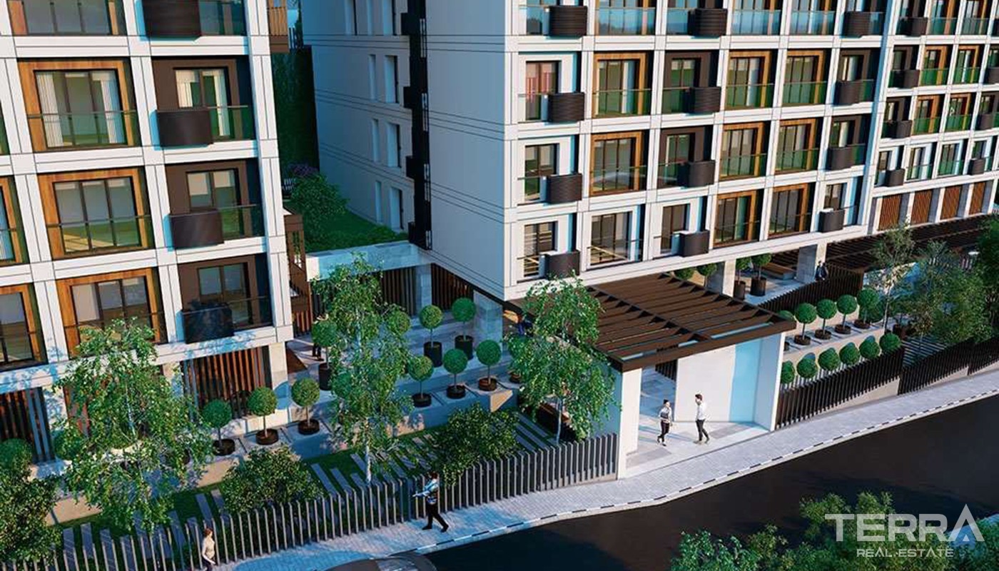 High-Quality Apartments Close to E-5 Highway in Istanbul Kağıthane - 22491