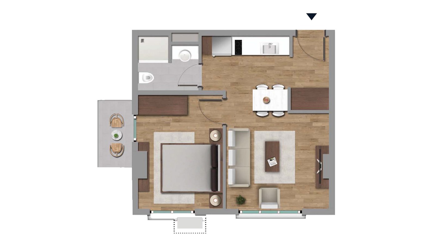 High-Quality Apartments Close to E-5 Highway in Istanbul Kağıthane - 22511