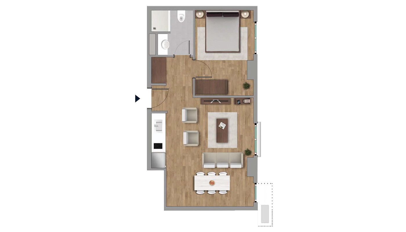 High-Quality Apartments Close to E-5 Highway in Istanbul Kağıthane - 22514