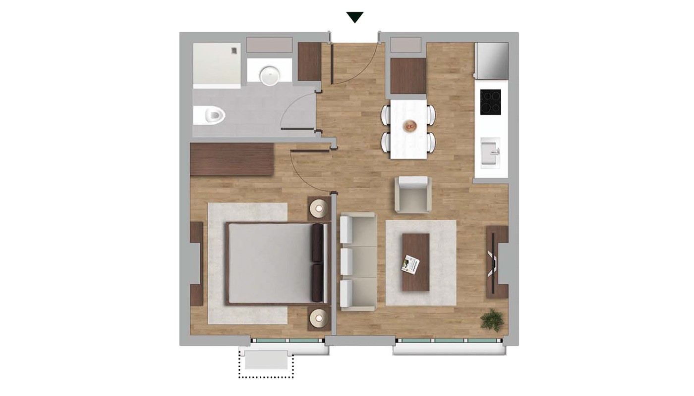 High-Quality Apartments Close to E-5 Highway in Istanbul Kağıthane - 22516