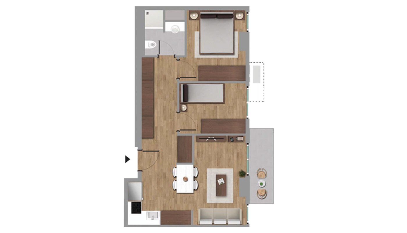 High-Quality Apartments Close to E-5 Highway in Istanbul Kağıthane - 22518