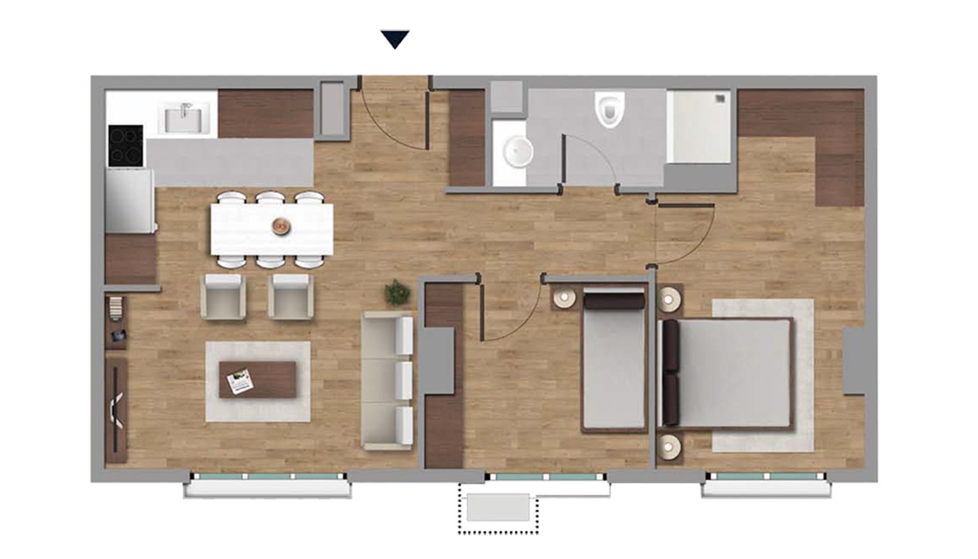 High-Quality Apartments Close to E-5 Highway in Istanbul Kağıthane - 22519