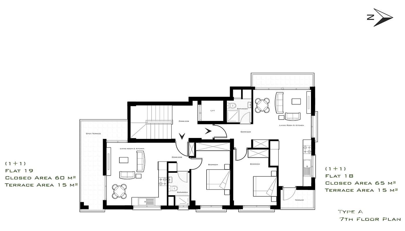 Ekskluzywne apartamenty blisko centrum i atrakcji Kyrenii - 22955