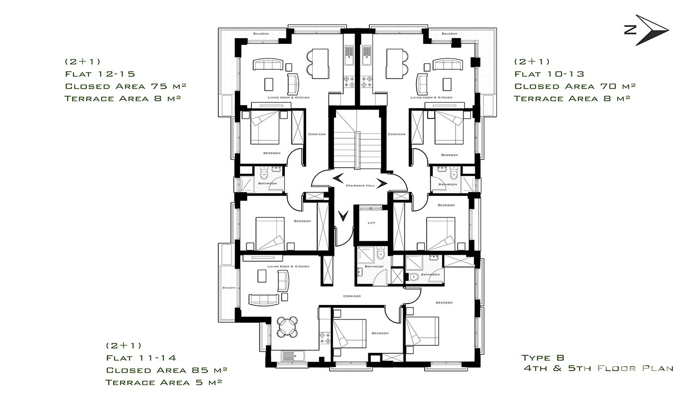 Ekskluzywne apartamenty blisko centrum i atrakcji Kyrenii - 22957