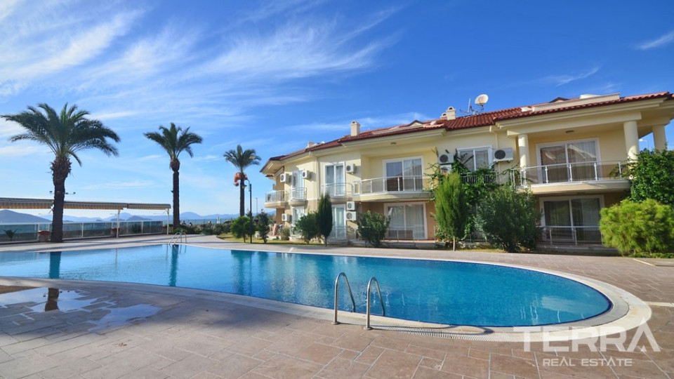 Furnished Apartment in Beachfront Property İn Çalış Fethiye