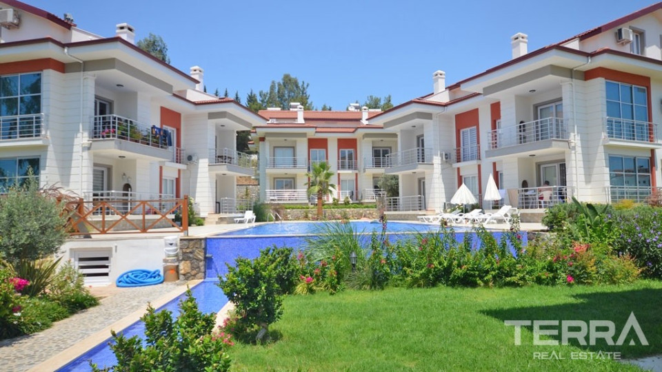 Ready to Occupy Twin Apartment in Fethiye Çalış