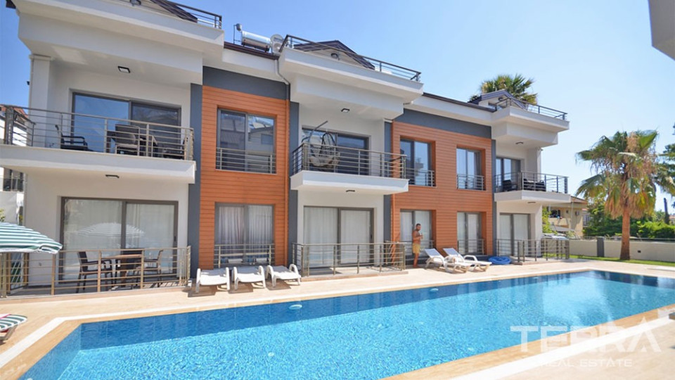 Key-ready Duplex Flat Only 400 m to the Beach in Çalış Fethiye