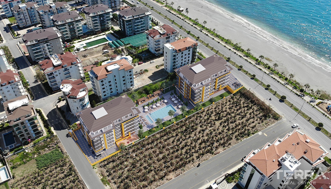 Modern Beachfront Apartments and Penthouses for Sale in Alanya Kestel - 23250