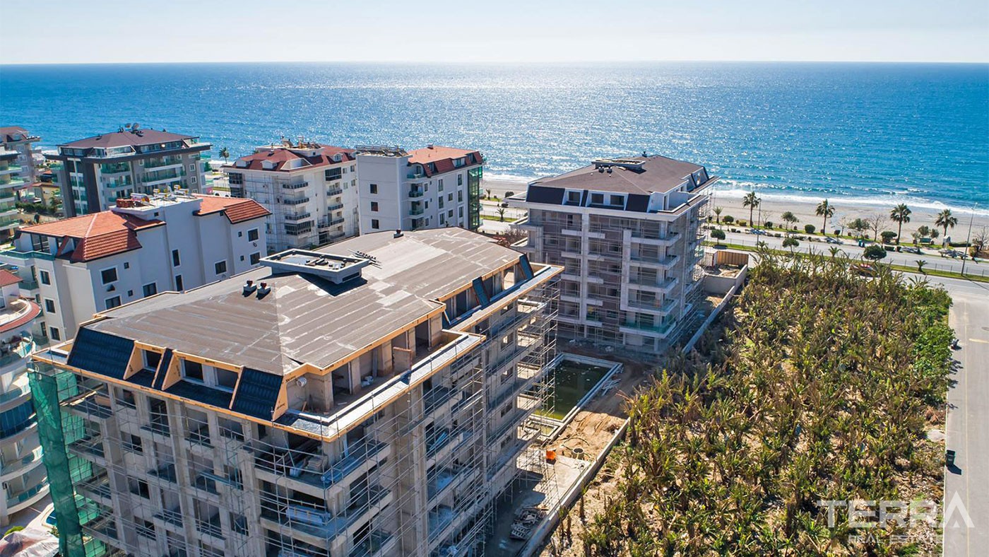 Modern Beachfront Apartments and Penthouses for Sale in Alanya Kestel - 36301