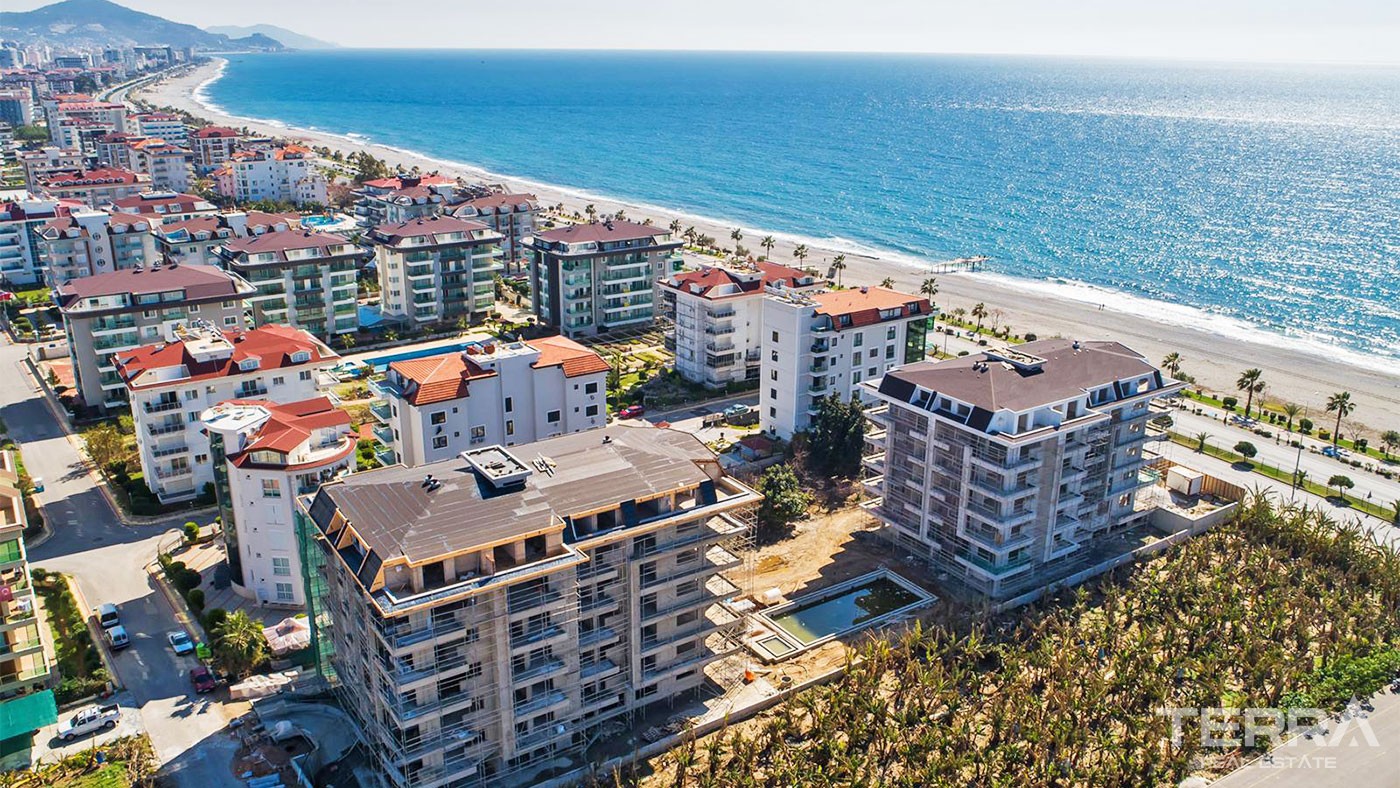 Modern Beachfront Apartments and Penthouses for Sale in Alanya Kestel - 36302