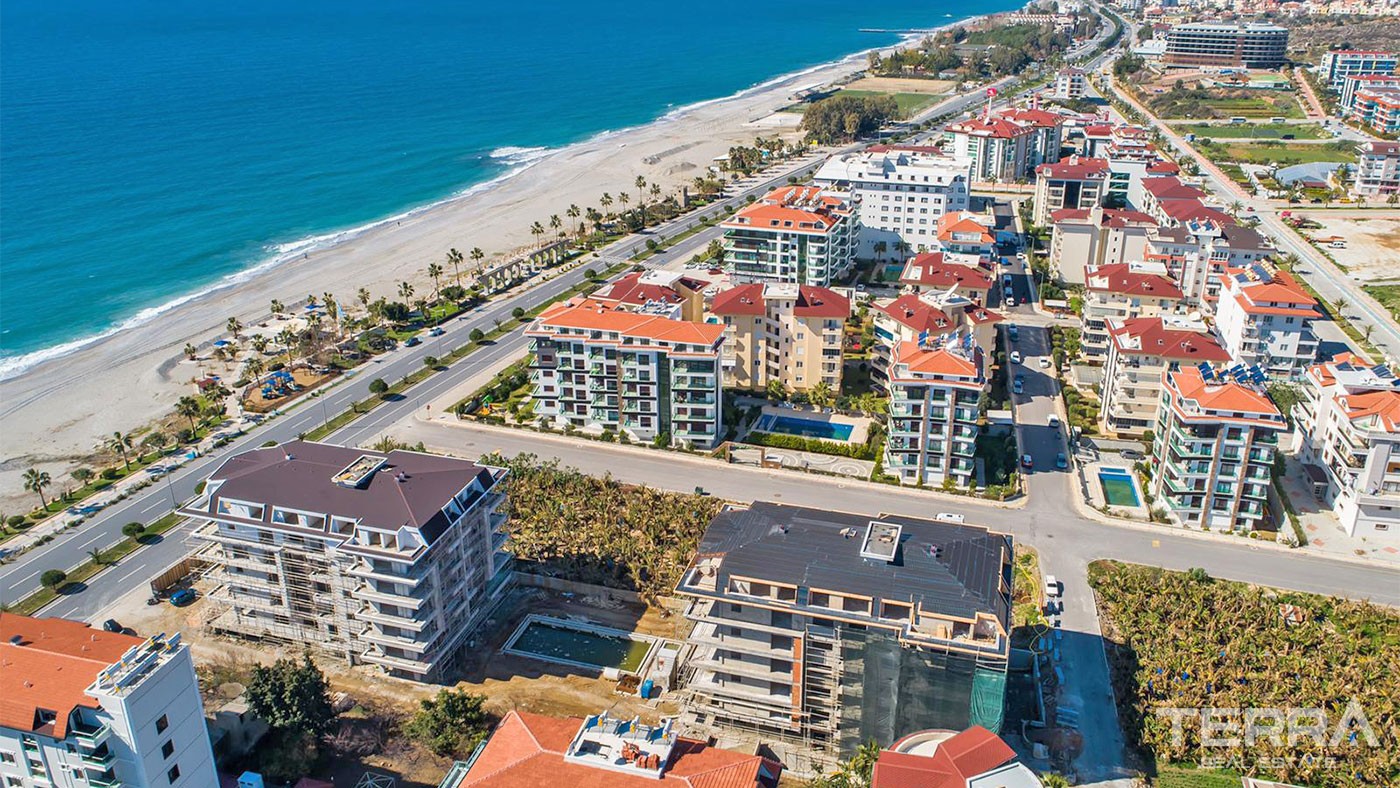 Modern Beachfront Apartments and Penthouses for Sale in Alanya Kestel - 36303