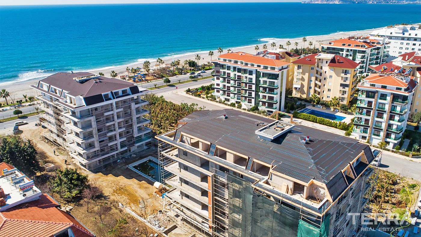 Modern Beachfront Apartments and Penthouses for Sale in Alanya Kestel - 36305