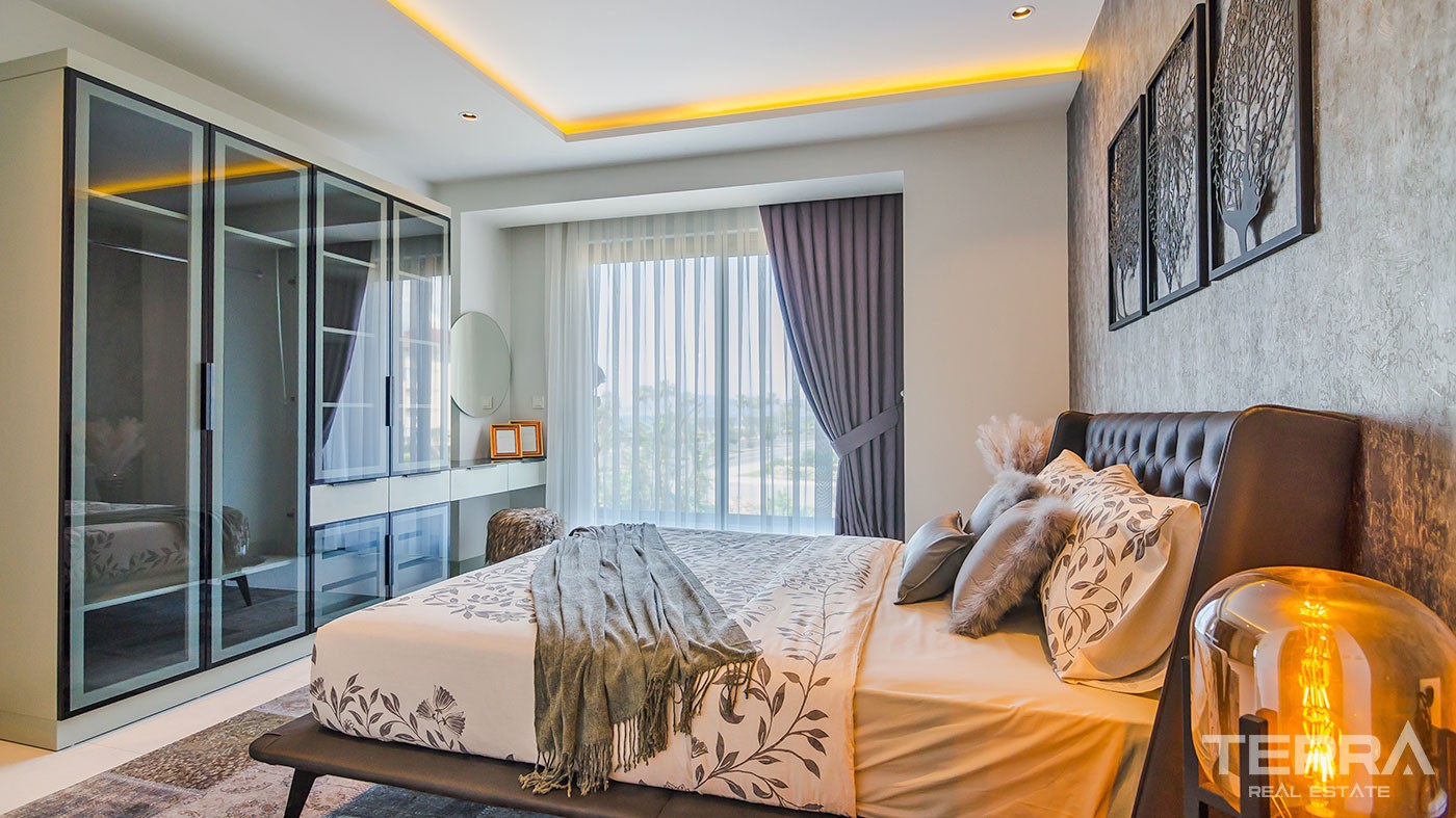 Modern Beachfront Apartments and Penthouses for Sale in Alanya Kestel - 38540
