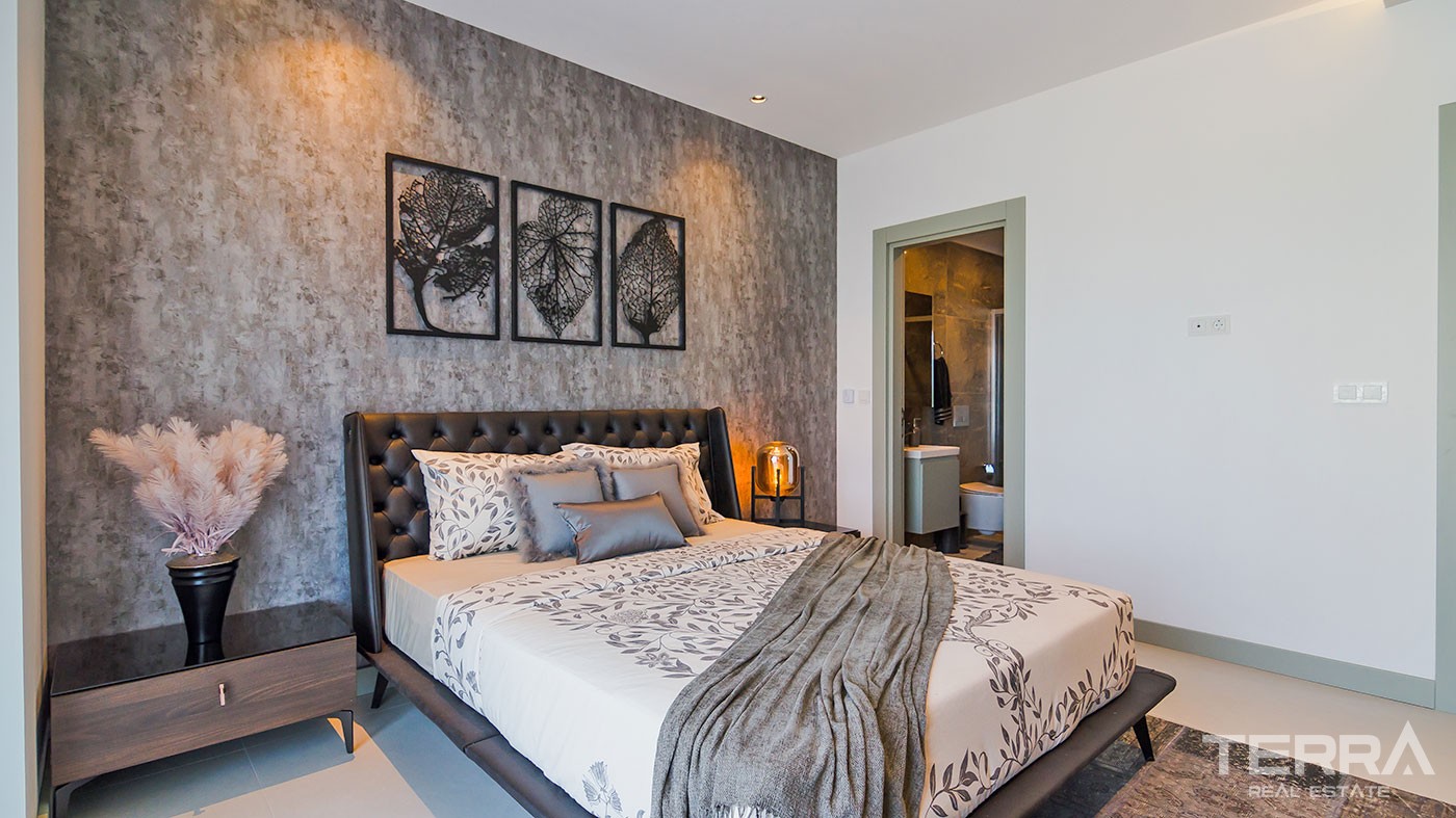 Modern Beachfront Apartments and Penthouses for Sale in Alanya Kestel - 38541