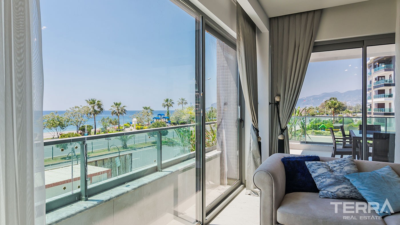 Modern Beachfront Apartments and Penthouses for Sale in Alanya Kestel - 38560