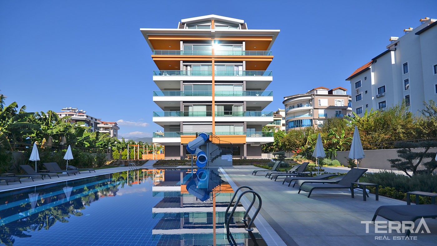 Modern Beachfront Apartments and Penthouses for Sale in Alanya Kestel - 65959