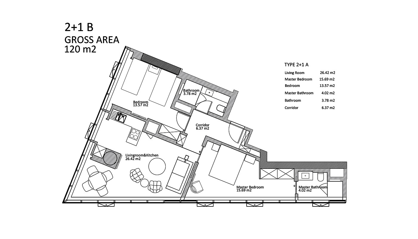 Luxury Apartments in Award-winning Complex in Bağcılar Istanbul - 23837