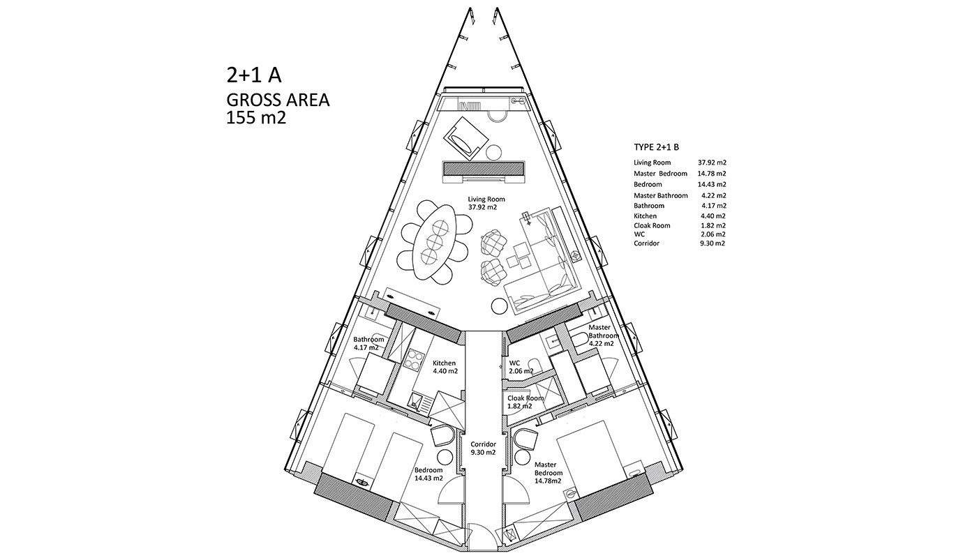 Luxury Apartments in Award-winning Complex in Bağcılar Istanbul - 23839