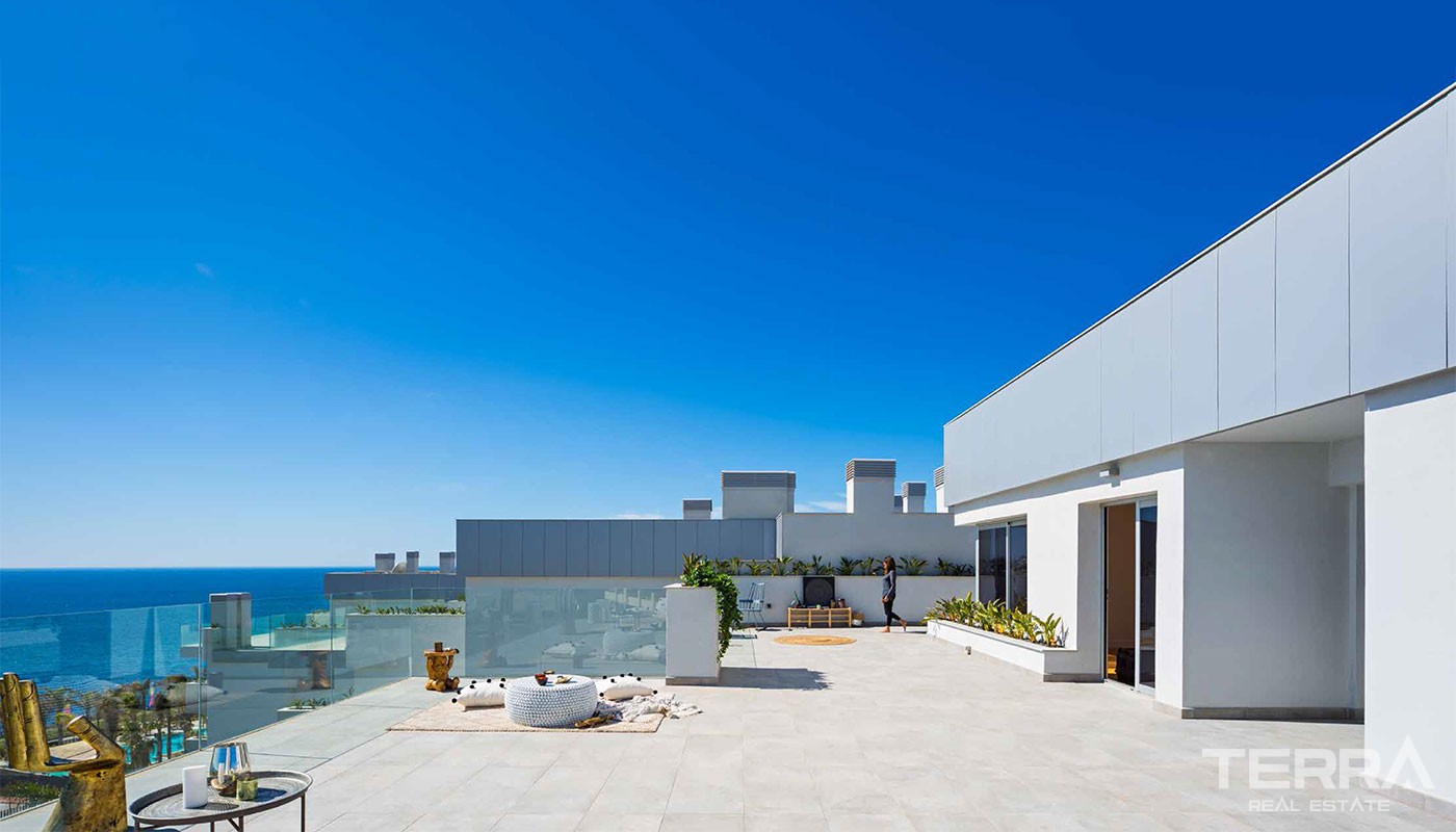 Malaga Mijas Costa'da Denize Sıfır Daireler - 24155