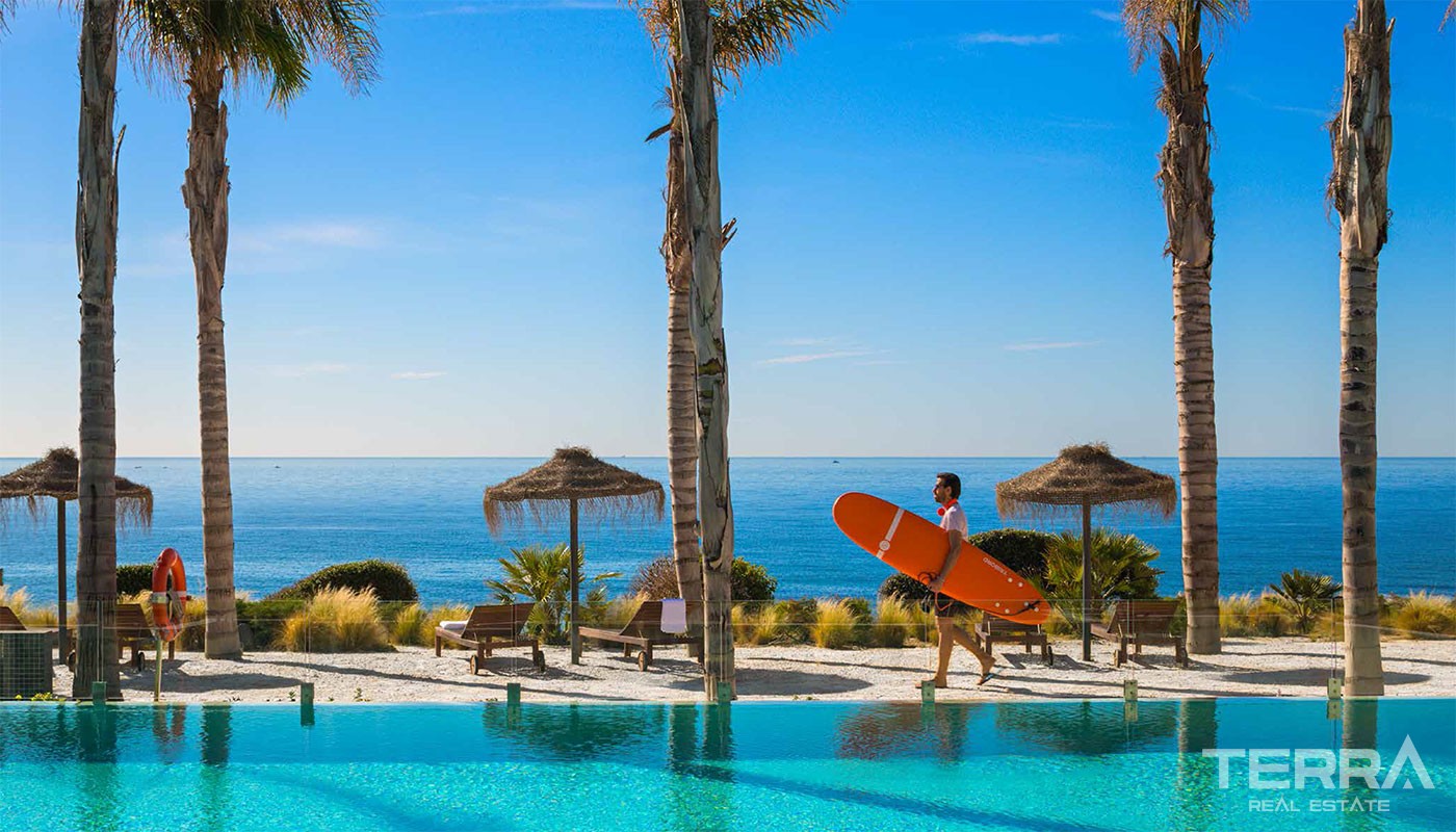 Malaga Mijas Costa'da Denize Sıfır Daireler - 24156