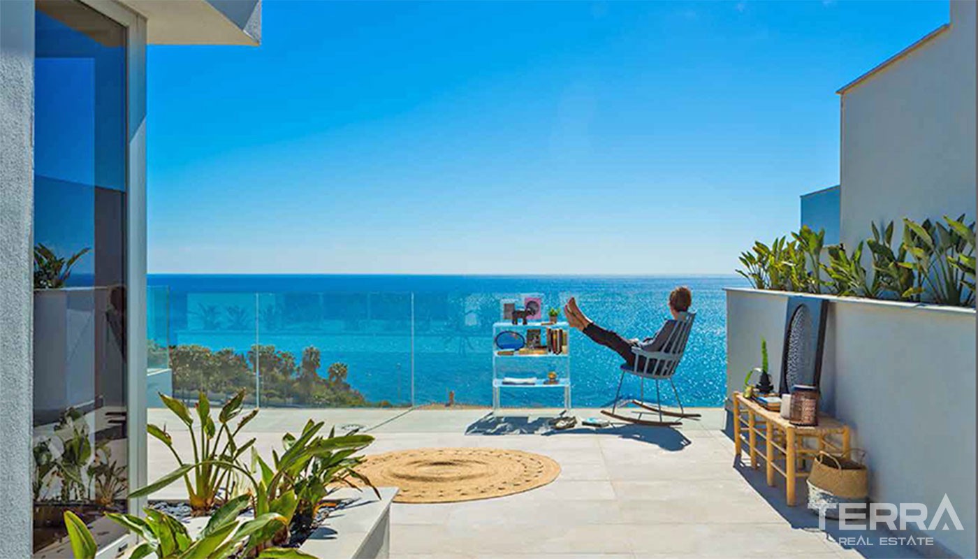 Malaga Mijas Costa'da Denize Sıfır Daireler - 24158