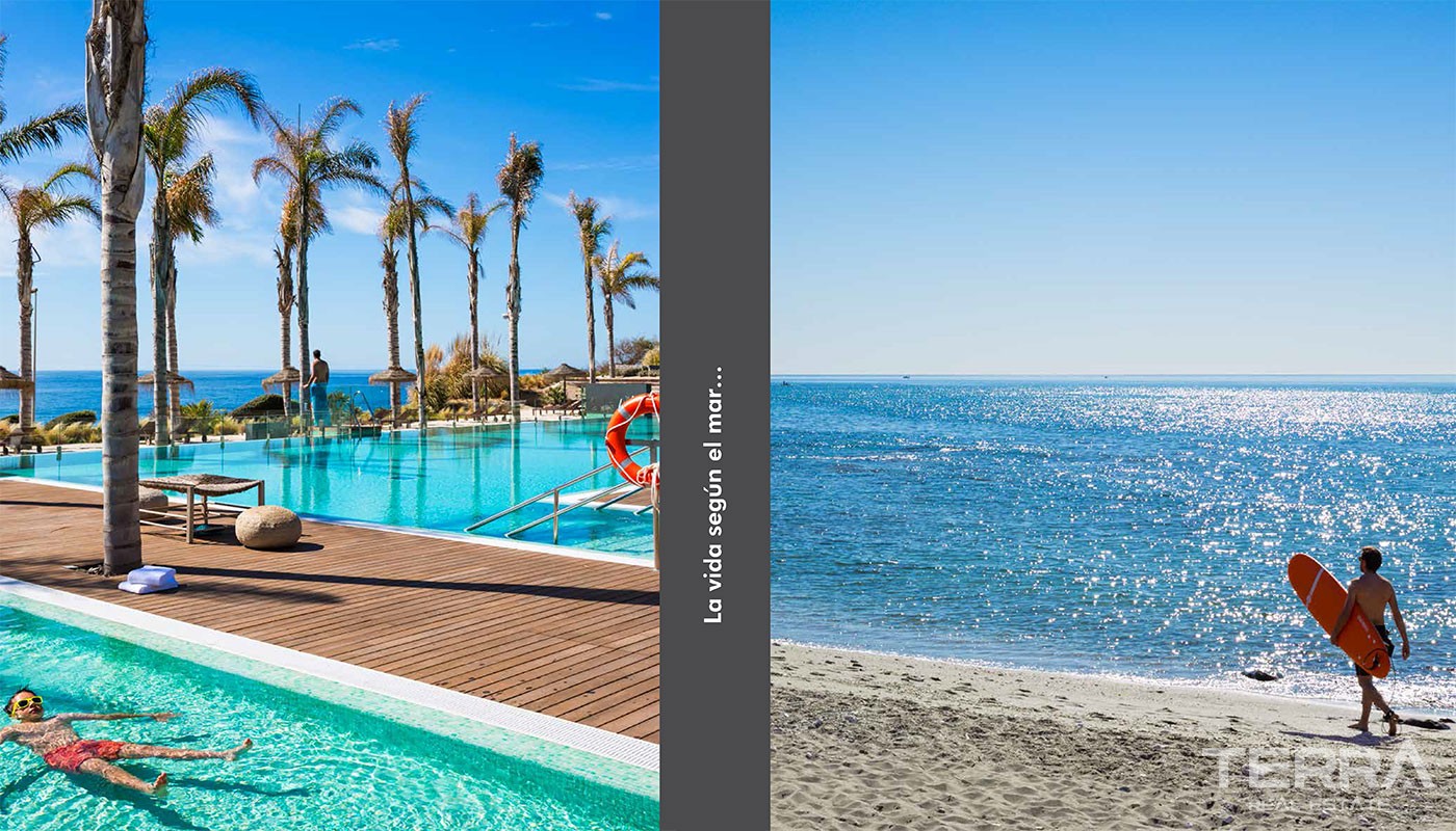 Malaga Mijas Costa'da Denize Sıfır Daireler - 24161