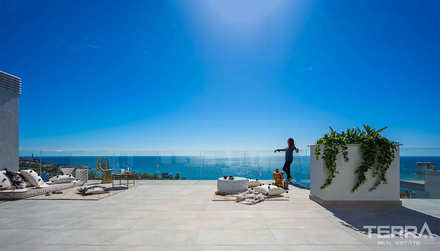Malaga Mijas Costa'da Denize Sıfır Daireler - 24167