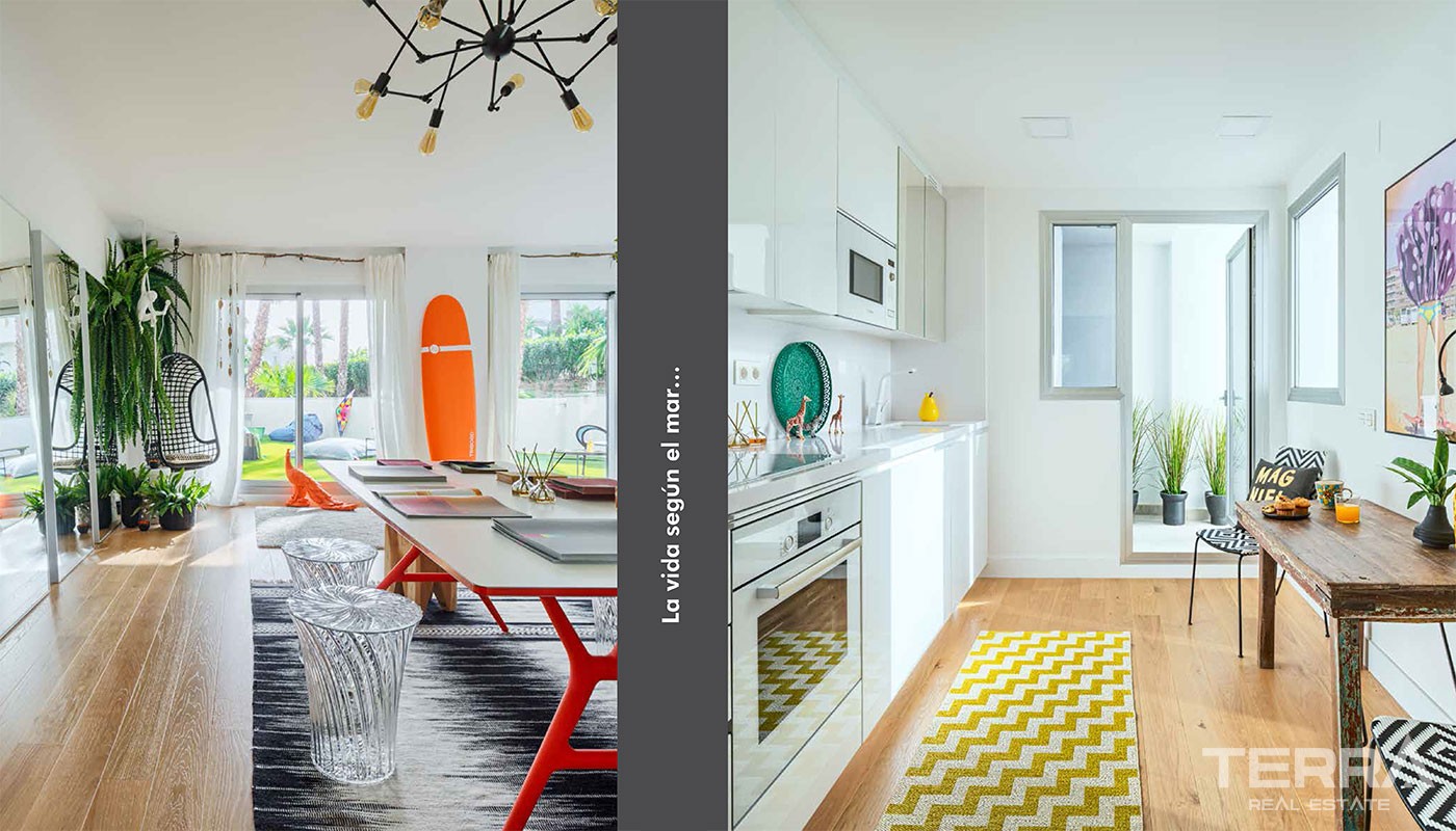 Malaga Mijas Costa'da Denize Sıfır Daireler - 24180