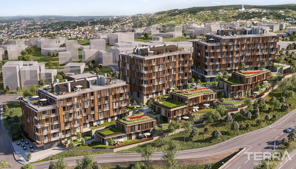 Bosporus View Apartments for Sale Located in Beykoz Istanbul