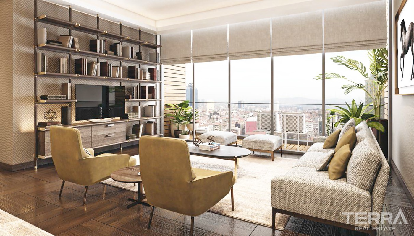 Appartements à Vendre à Şişli Istanbul Avec System Domotique - 25111