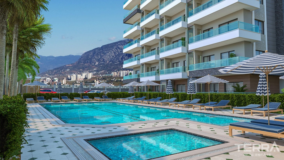 Cozy Apartments With Various Social Facilities in Alanya Kargıcak