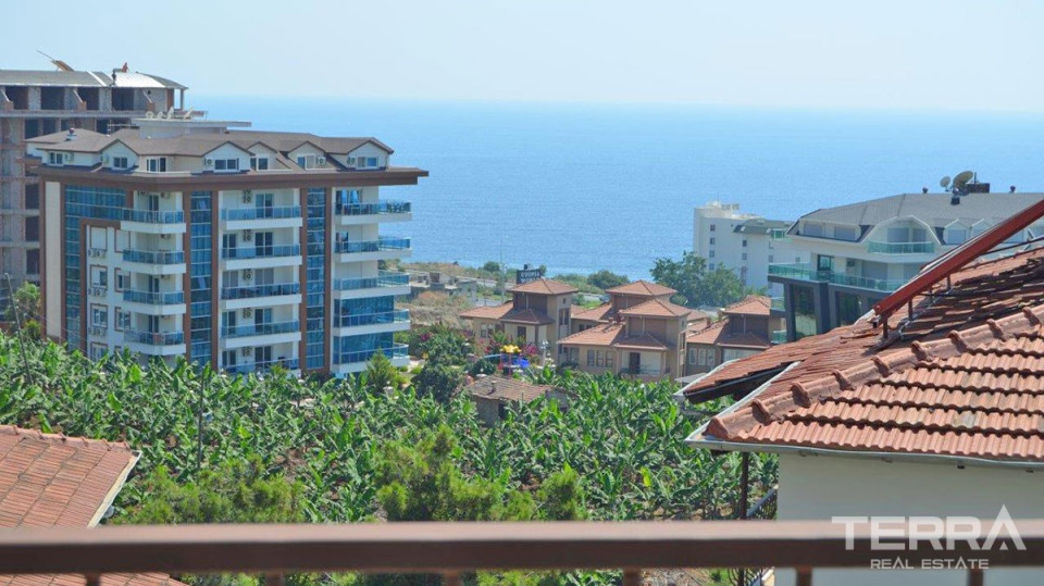 Bargain 3 Bedroom Apartment with Sea View in Alanya Kargicak
