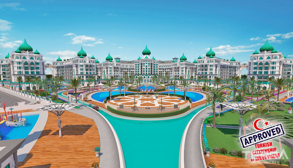 Hotel-concept Apartments in Alanya Türkler Close to the Beach