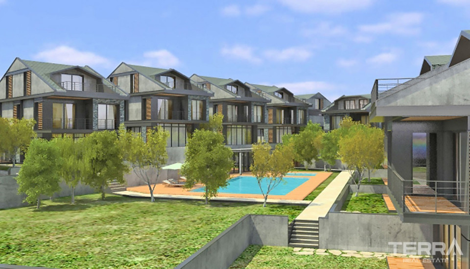 Spacious Villas for Sale in Istanbul Büyükçekmece Surrounded by Nature