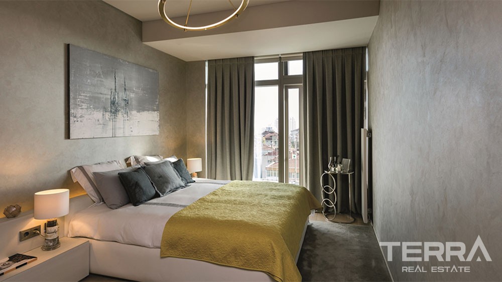 Bosphorus & City View Apartments for Sale Located in Şişli Istanbul  - 27599