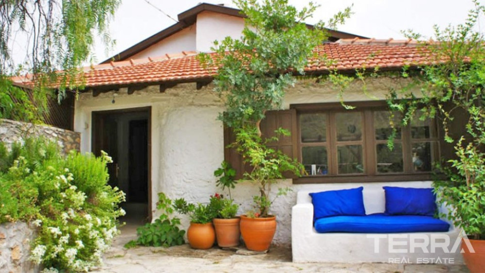 Authentic Village House for Sale in Fethiye Kayaköy with Nature View