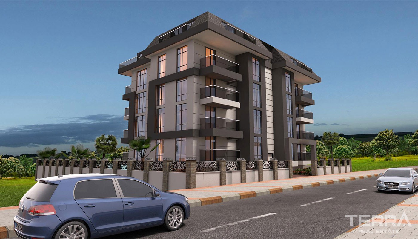 Spacious Apartments in Alanya Avsallar Only 400 m to the Beach - 28124