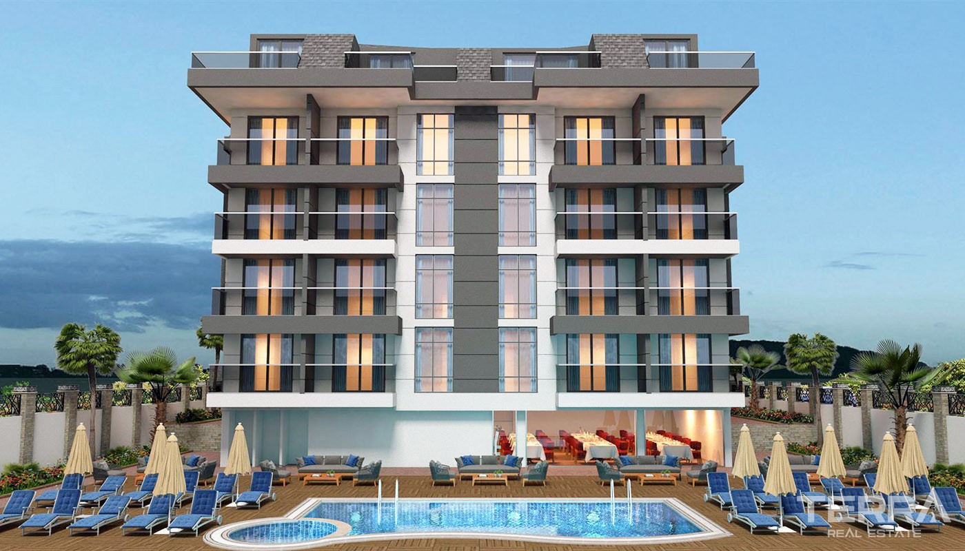 Spacious Apartments in Alanya Avsallar Only 400 m to the Beach - 28126