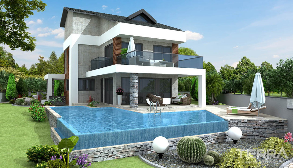 Spacious Villa with Private Garden & Pool for Sale in Fethiye Ovacık