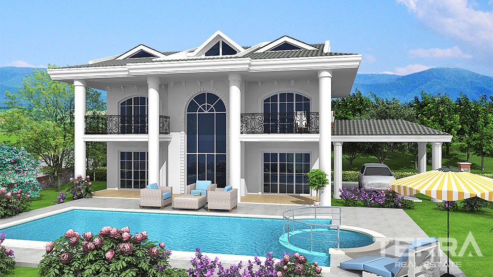 Maison Vue Montagne Avec Piscine Privée à Hisarönü Fethiye - 28371
