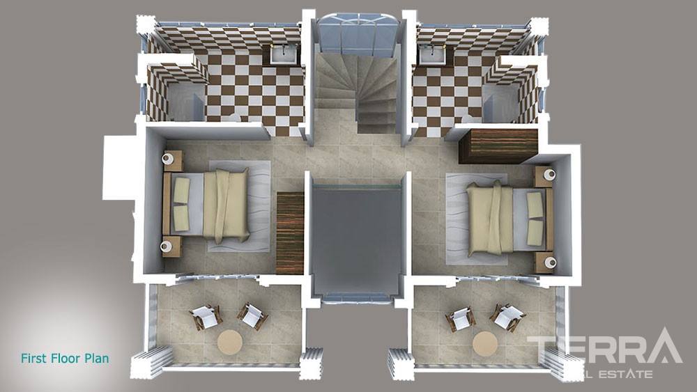 Maison Vue Montagne Avec Piscine Privée à Hisarönü Fethiye - 28387