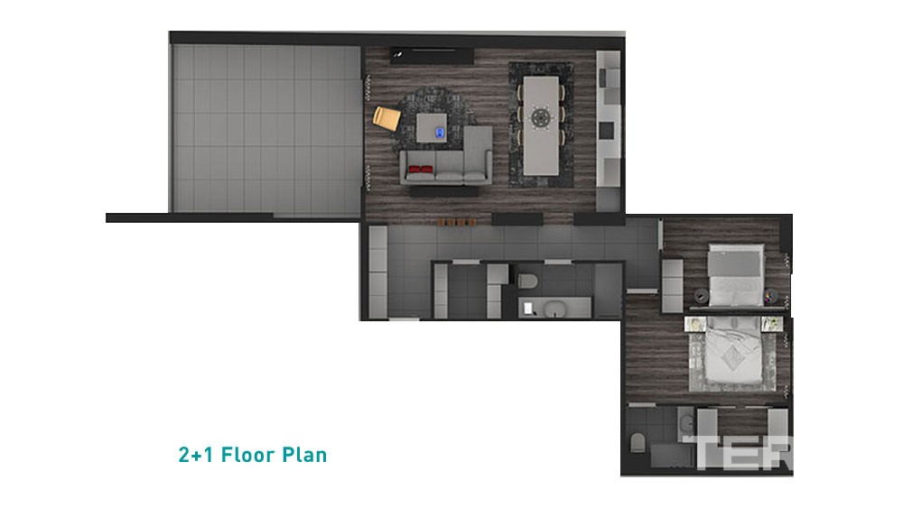 Family Apartments in Istanbul Esenyurt Situated in a Developed Complex - 29168