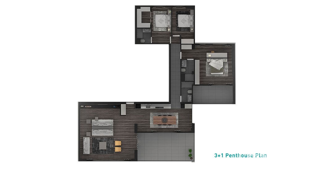 Family Apartments in Istanbul Esenyurt Situated in a Developed Complex - 29173