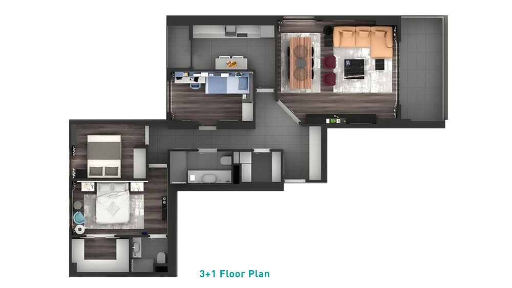Family Apartments in Istanbul Esenyurt Situated in a Developed Complex - 29175