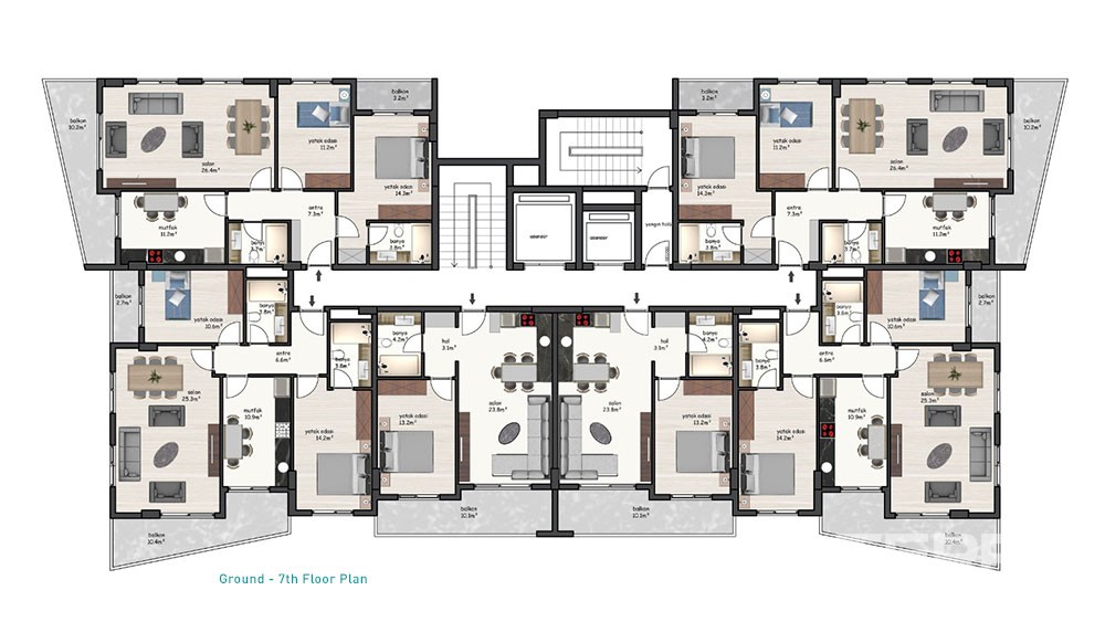 New Mahmutlar Alanya Flats for Sale at an Affordable Price - 29785