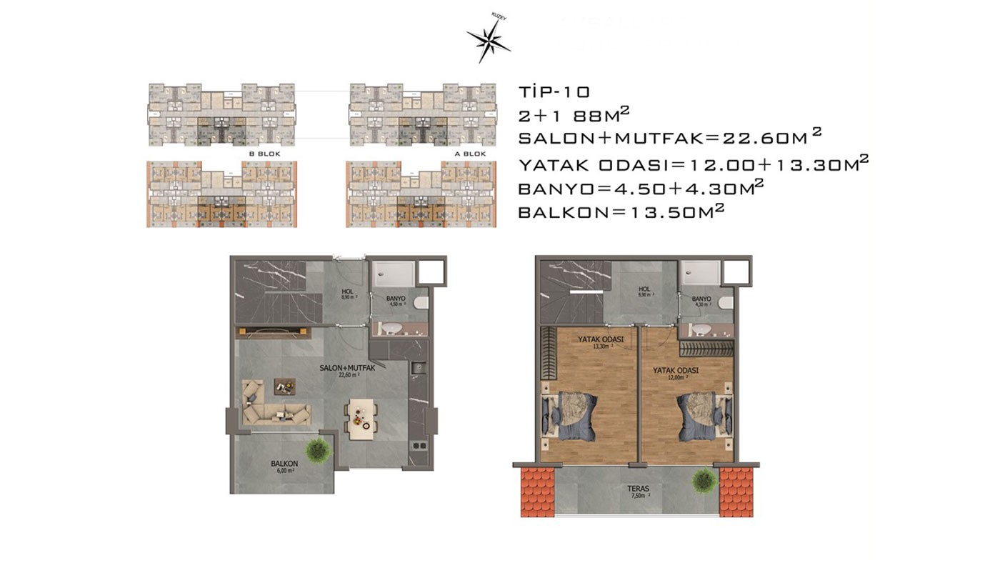 Affordable Apartments near Famous Incekum Beach in Avsallar Alanya - 30064