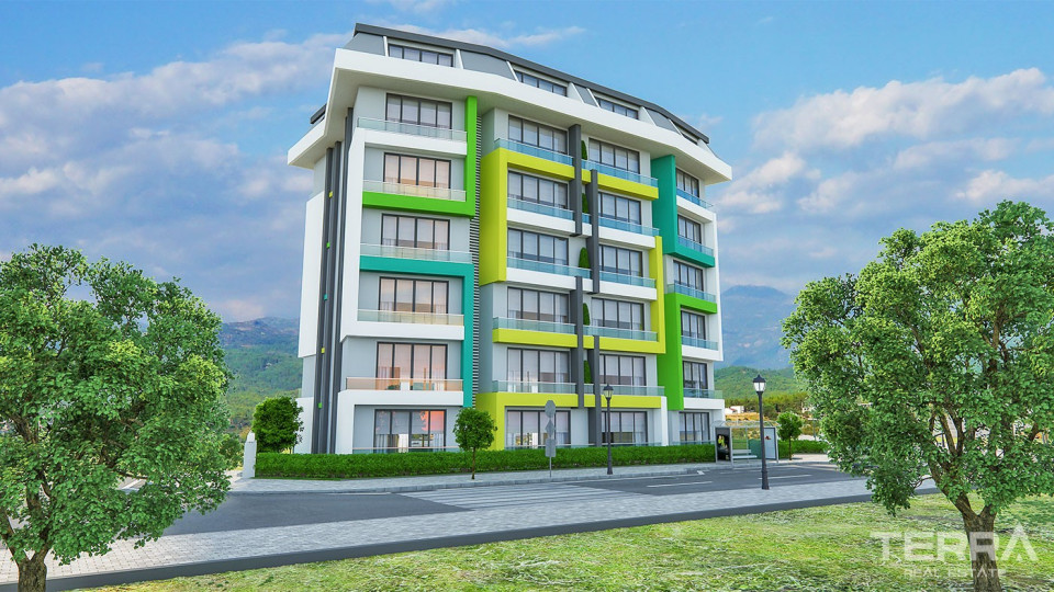 One Bedroom Apartments In a Peaceful Area of Avsallar Alanya