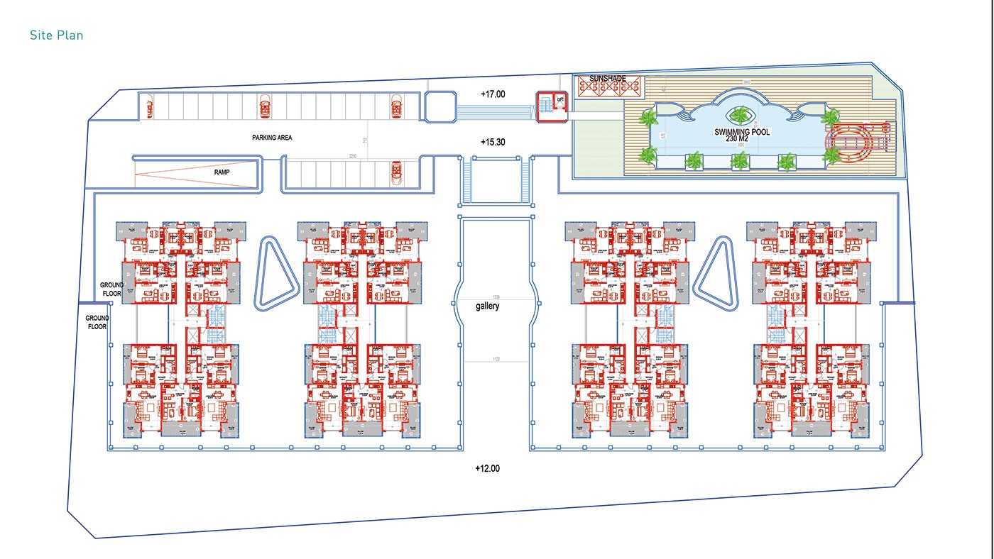 Apartments for Sale in Yekta Kingdom Trade Center, Mahmutlar, Alanya - 30879
