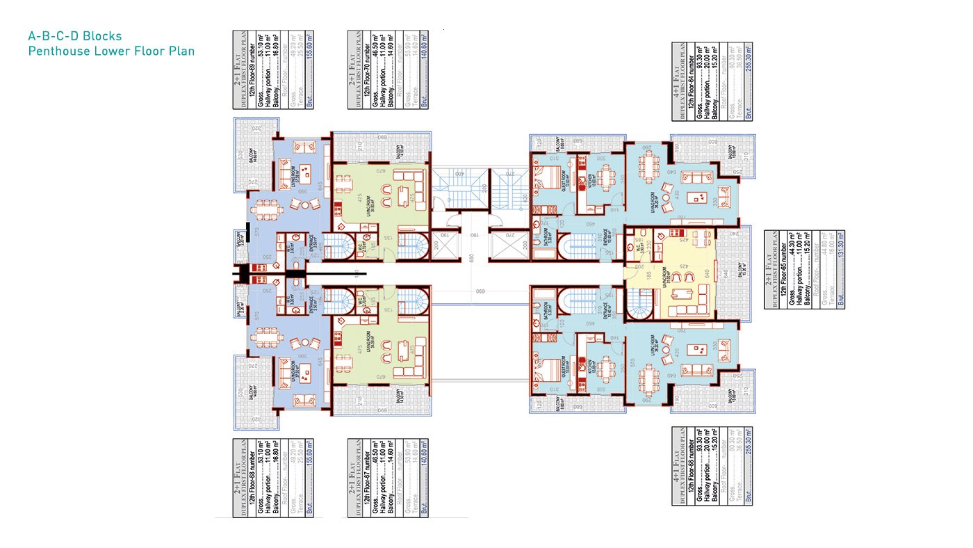 Apartments for Sale in Yekta Kingdom Trade Center, Mahmutlar, Alanya - 30881
